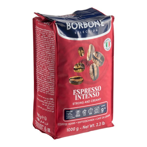 Caffe Borbone Espresso Intenso Whole Bean Espresso 2.2 lb. - 6/Case