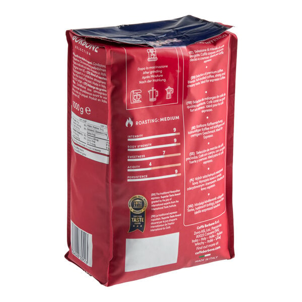 Caffe Borbone Espresso Intenso Whole Bean Espresso 2.2 lb. - 6/Case