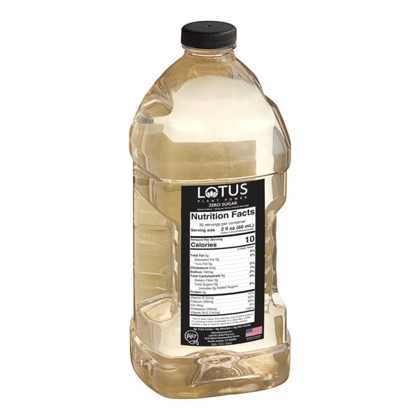 Lotus Plant Power Sugar-Free White Lotus 5:1 Energy Concentrate 64 fl. oz. - 6/Case