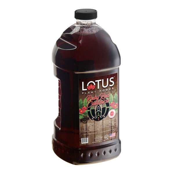 Lotus Plant Energy Ruby Red Cascara 5:1 Energy Concentrate 64 fl. oz. - 6/Case