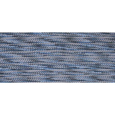 True Navy and Gray Blended Wool Tweed