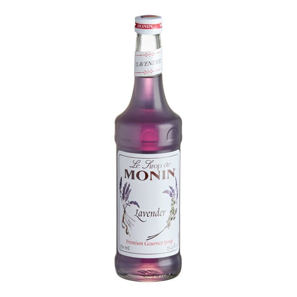 Monin Premium Lavender Flavoring Syrup - 750 mL