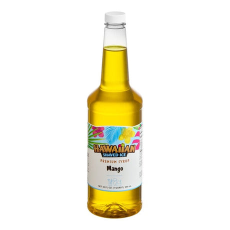 Hawaiian Shaved Ice Mango Snow Cone Syrup 32 fl. oz.