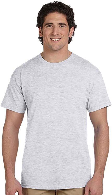 6 Pack: JERZEES® Dri-Power Crewneck Short Sleeve Cotton Polyester T-Shirt