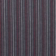 Italian Gray, Red and White Striped Blended Wool Twill