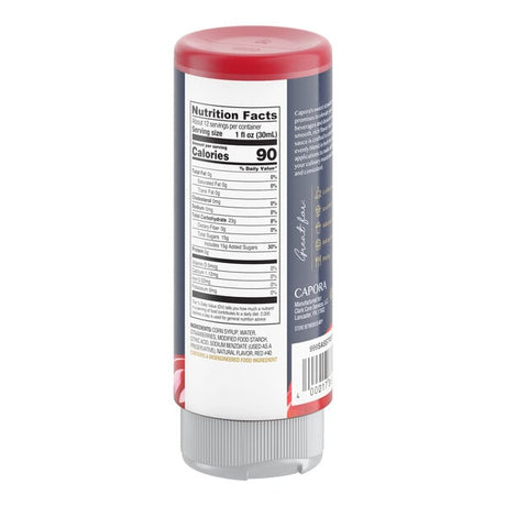 Capora Strawberry Flavoring Sauce 12 fl. oz. - 6/Case