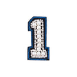 #1 Patch with Pearls - 2"x4"