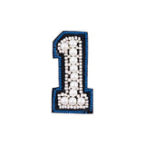 #1 Patch with Pearls - 2"x4"