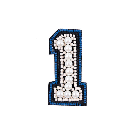 #1 Patch with Pearls - 2"x4"