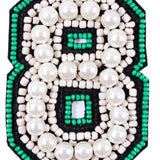 #8 Patch with Pearls - 4" x 3"