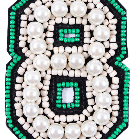 #8 Patch with Pearls - 4" x 3"