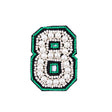 #8 Patch with Pearls - 4" x 3"