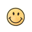 Sequin Smiley Face Patch - 2.75"