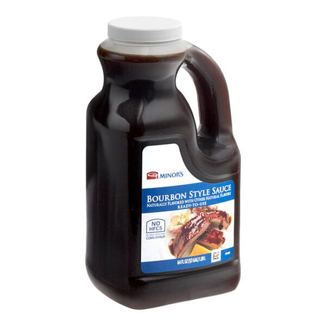 Minor's 0.5 Gallon Bourbon Style Sauce - 4/Case
