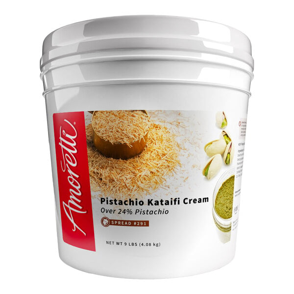 Amoretti Pistachio Kataifi Cream 9 lb.