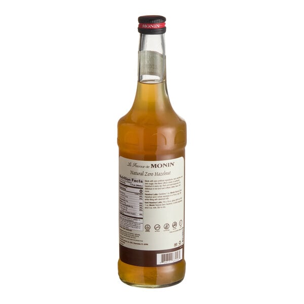 Monin Zero Calorie Natural Hazelnut Flavoring Syrup 750 mL