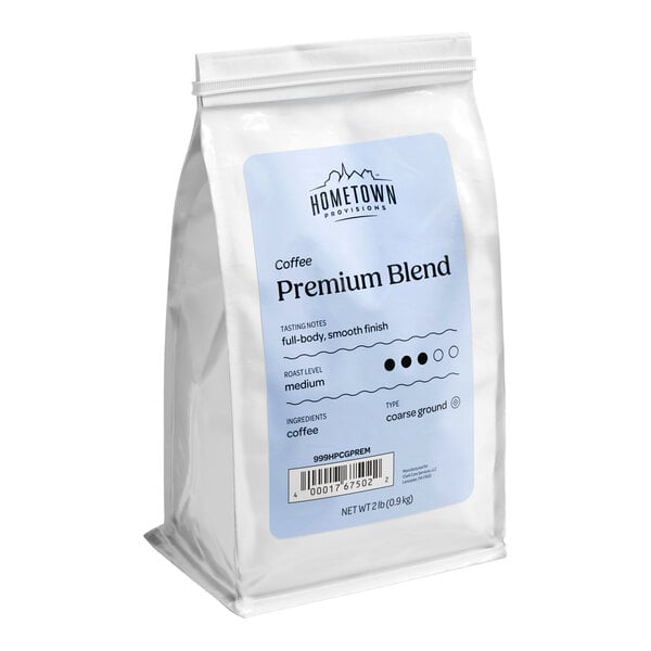 Hometown Provisions Premium Blend Coarse Ground Coffee 2 lb. - 5/Case