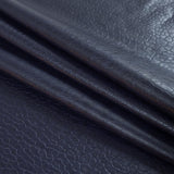 Nightshade Pebble Embossed Stretch Faux Leather with a Black Viscose Backing