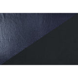 Nightshade Pebble Embossed Stretch Faux Leather with a Black Viscose Backing