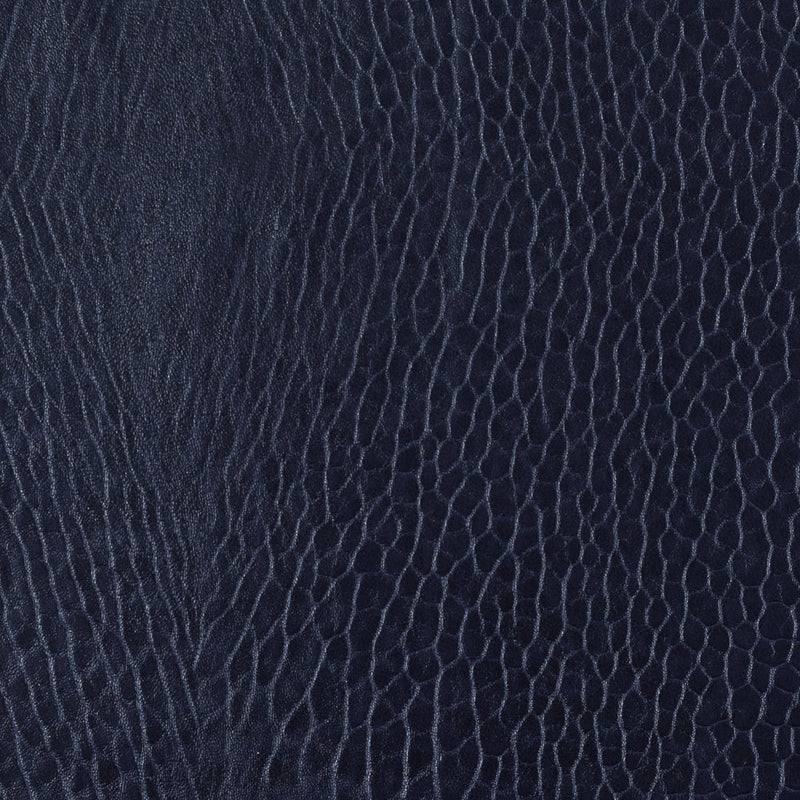 Nightshade Pebble Embossed Stretch Faux Leather with a Black Viscose Backing