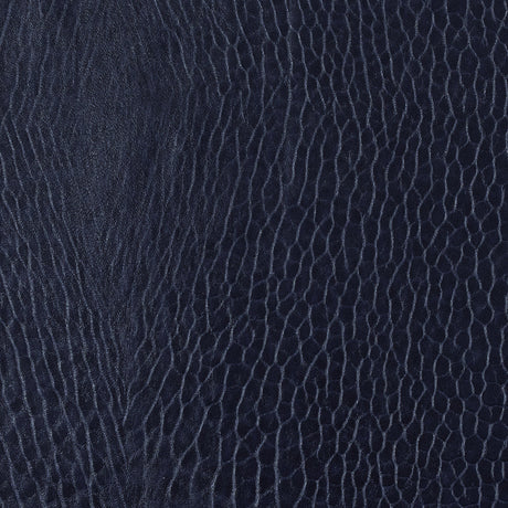 Nightshade Pebble Embossed Stretch Faux Leather with a Black Viscose Backing