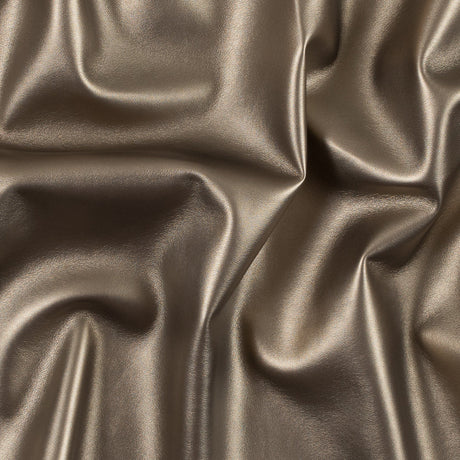 Metallic Gold Faux Leather with a Gray Faux Suede Backing