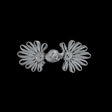 Silver Frog Closure - 3" x 1.5"
