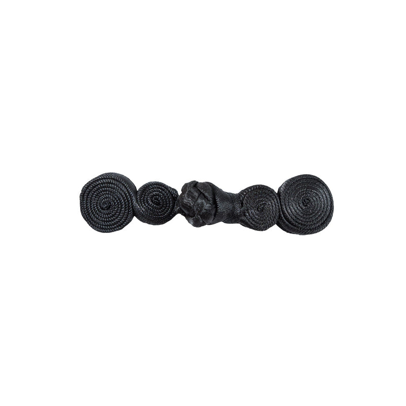 Black Frog Closure - 2.375" x .625"