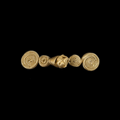 Gold Frog Closure - 2.375" x .625"