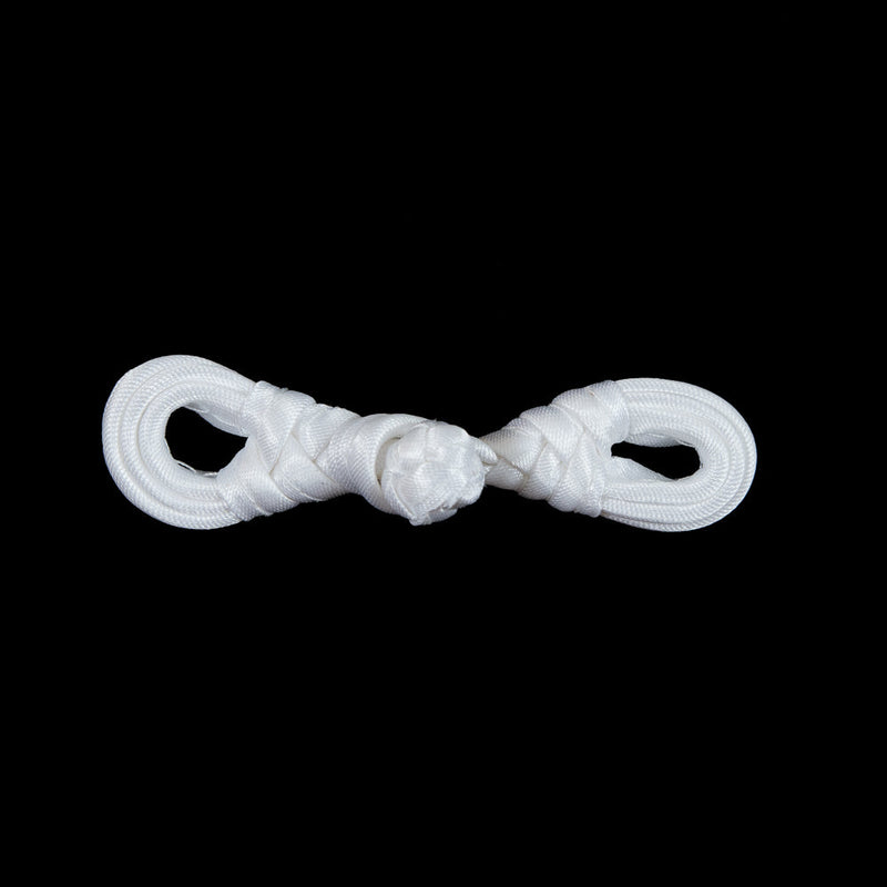 White Frog Closure - 2.75" x .75"
