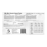 Gourmand Pastries Ready-to-Bake Mini Danish Pastry Collection 1.48 oz. - 120/Case