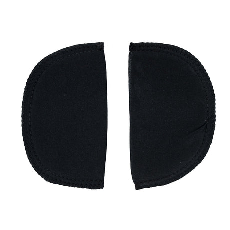 Foam Shoulder Pads Covered with Black Polyester - 5.5" x 3.25" x .5"