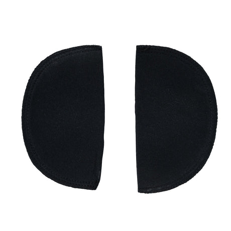 Foam Shoulder Pads Covered with Black Polyester - 7" x 4" x .5"