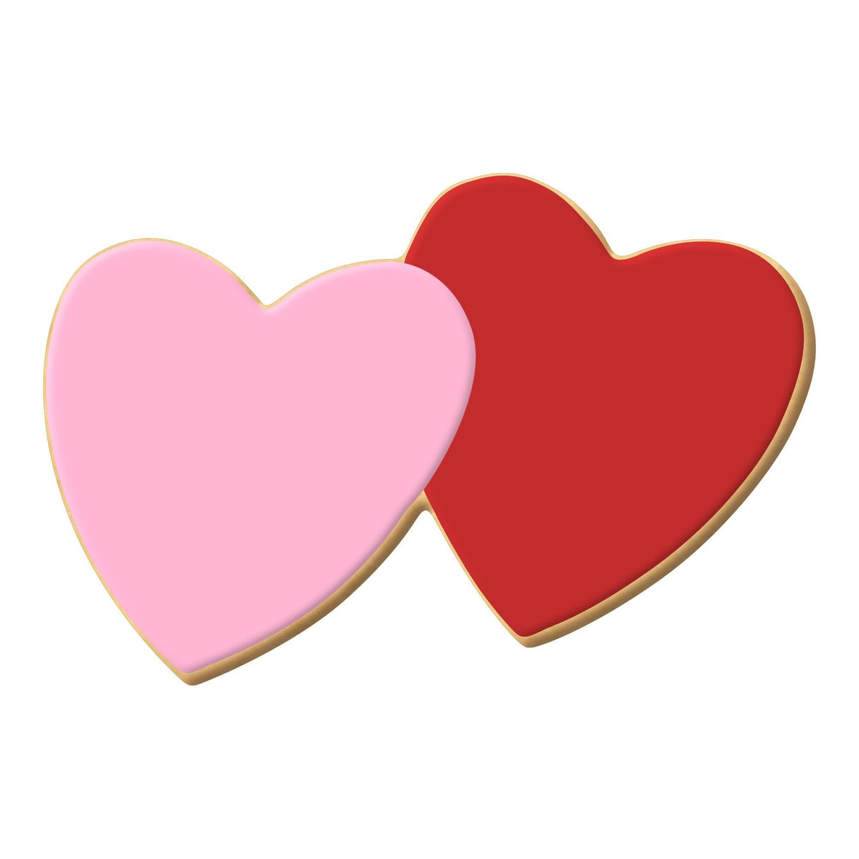 Double Heart Cookie Cutter 5.25 in B1448