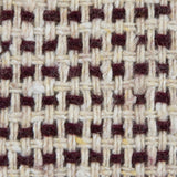 Italian Ecru and Bordeaux Checkerd Wool Blend