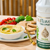 TruFlavour by Monin Unsweetened Basil Culinary Flavor Concentrate 1 Liter - 4/Case