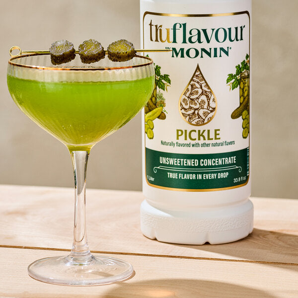TruFlavour by Monin Unsweetened Pickle Culinary Flavor Concentrate 1 Liter