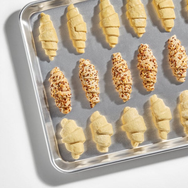 Gourmand Pastries Ready-to-Bake Mini Croissant Assortment 0.88 oz. - 225/Case