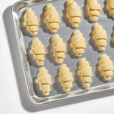 Gourmand Pastries Ready-to-Bake Mini Butter Straight Croissant 0.88 oz. - 150/Case