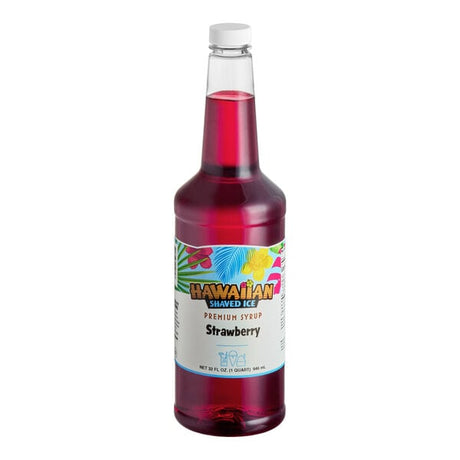 Hawaiian Shaved Ice Strawberry Snow Cone Syrup 32 fl. oz.