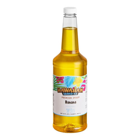Hawaiian Shaved Ice Banana Snow Cone Syrup 32 fl. oz.