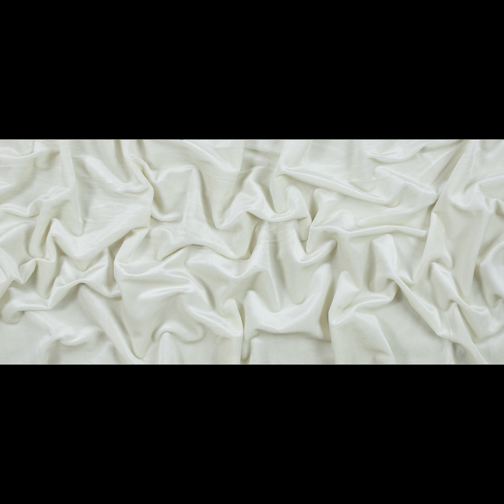 Polyester Velvet - Vanilla Ice - Helene Collection