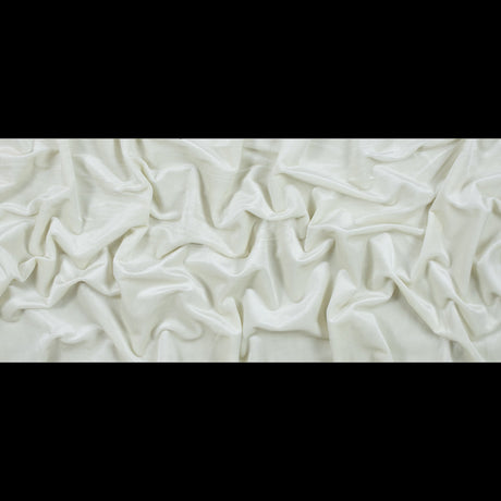 Polyester Velvet - Vanilla Ice - Helene Collection