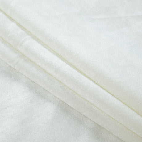 Polyester Velvet - Vanilla Ice - Helene Collection