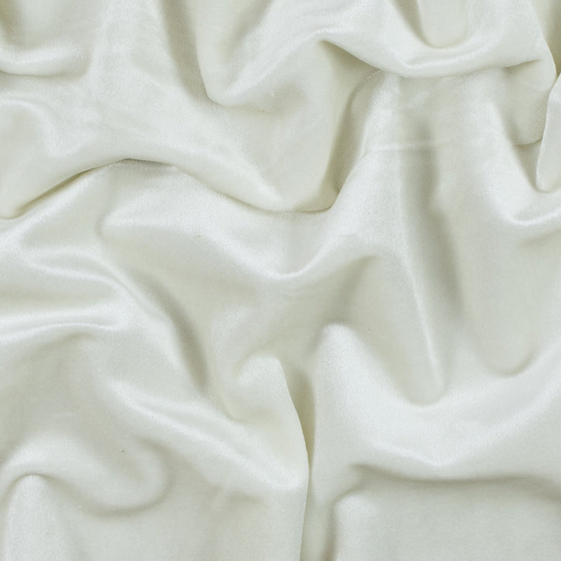 Polyester Velvet - Vanilla Ice - Helene Collection