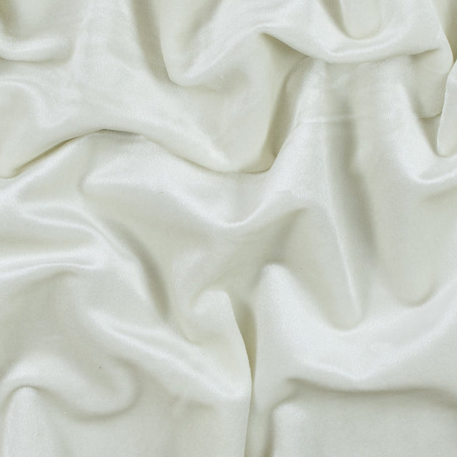 Polyester Velvet - Vanilla Ice - Helene Collection
