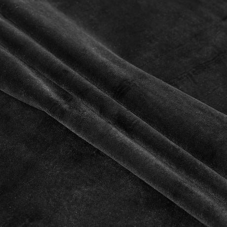 Polyester Velvet - Black - Helene Collection