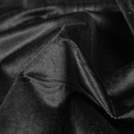 Polyester Velvet - Black - Helene Collection