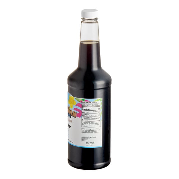 Hawaiian Shaved Ice Root Beer Snow Cone Syrup 32 fl. oz.