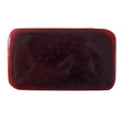 Amber Rectangular Horn Button - 1.375" x 2.5"